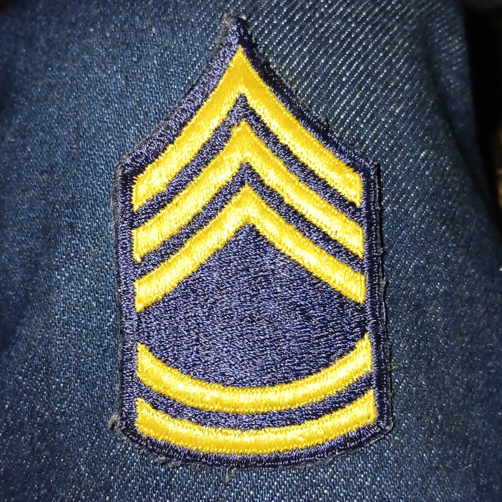 WW2 Sergeant first class sew on patch